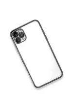 Newface iPhone 11 Pro Kılıf Razer Lensli Silikon - Gümüş - Görsel 3