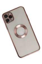 Newface iPhone 11 Pro Kılıf Slot Silikon - Rose Gold - Görsel 3