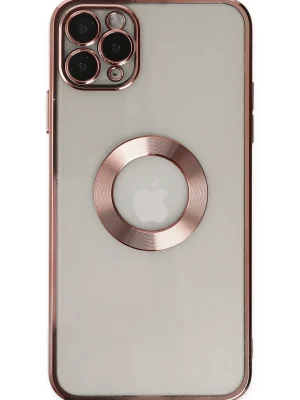 Newface iPhone 11 Pro Kılıf Slot Silikon - Rose Gold