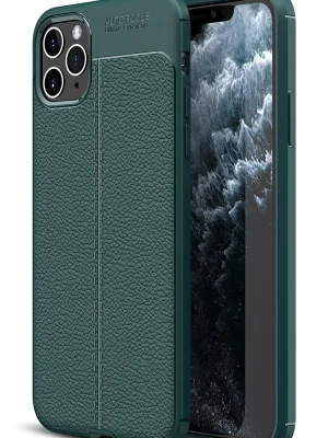 Newface iPhone 11 Pro Max Kılıf Auto Focus Kapak - Yeşil