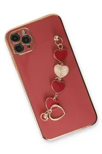 Newface iPhone 11 Pro Max Kılıf Esila Silikon - Kırmızı - Görsel 3