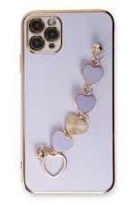 Newface iPhone 11 Pro Max Kılıf Esila Silikon - Lila - Görsel 2