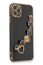 Newface iPhone 11 Pro Max Kılıf Esila Silikon - Siyah