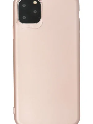 Newface iPhone 11 Pro Max Kılıf First Silikon - Rose Gold