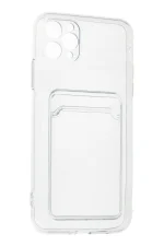 Newface iPhone 11 Pro Max Kılıf Kart Şeffaf Silikon - Şeffaf - Görsel 5