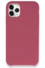 Newface iPhone 11 Pro Max Kılıf Lansman Legant Silikon - Fuşya