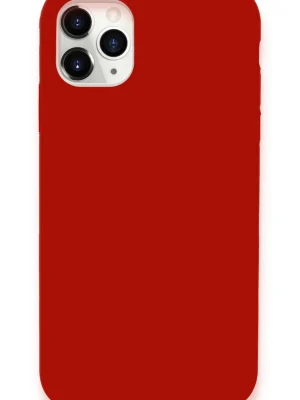 Newface iPhone 11 Pro Max Kılıf Lansman Legant Silikon - Kırmızı
