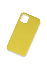 Newface iPhone 11 Pro Max Kılıf Lansman Legant Silikon - Sarı - Görsel 2