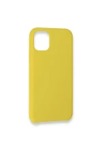 Newface iPhone 11 Pro Max Kılıf Lansman Legant Silikon - Sarı - Görsel 3