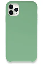 Newface iPhone 11 Pro Max Kılıf Lansman Legant Silikon - Yeşil