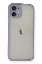 Newface iPhone 11 Pro Max Kılıf Montreal Silikon Kapak - Mor - Görsel 2