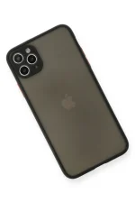 Newface iPhone 11 Pro Max Kılıf Montreal Silikon Kapak - Siyah - Görsel 3