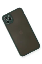Newface iPhone 11 Pro Max Kılıf Montreal Silikon Kapak - Yeşil - Görsel 3