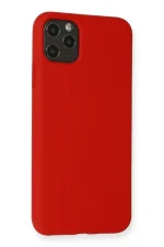 Newface iPhone 11 Pro Max Kılıf Nano içi Kadife Silikon - Kırmızı - Görsel 3