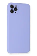 Newface iPhone 11 Pro Max Kılıf Nano içi Kadife Silikon - Lila - Görsel 3