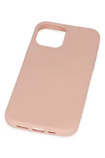 Newface iPhone 11 Pro Max Kılıf Nano içi Kadife Silikon - Pudra - Görsel 4