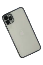 Newface iPhone 11 Pro Max Kılıf Razer Lensli Silikon - Siyah - Görsel 2