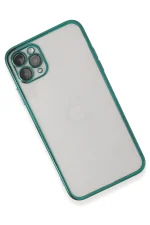 Newface iPhone 11 Pro Max Kılıf Razer Lensli Silikon - Yeşil - Görsel 2