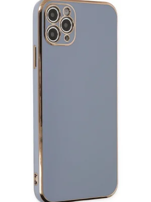 Newface iPhone 11 Pro Max Kılıf Volet Silikon - Mavi