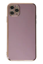 Newface iPhone 11 Pro Max Kılıf Volet Silikon - Mor - Görsel 2