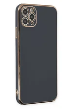 Newface iPhone 11 Pro Max Kılıf Volet Silikon - Siyah