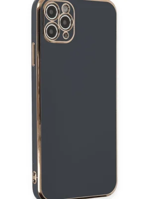 Newface iPhone 11 Pro Max Kılıf Volet Silikon - Siyah