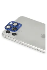 Newface iPhone 11 Pro Max Pers Alüminyum Kamera Lens - Lacivert - Görsel 2