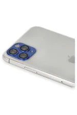 Newface iPhone 11 Pro Max Pers Alüminyum Kamera Lens - Lacivert - Görsel 3