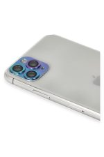 Newface iPhone 11 Pro Max Pers Alüminyum Kamera Lens - Rainbow - Görsel 3