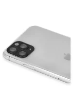 Newface iPhone 11 Pro Max Pers Alüminyum Kamera Lens - Siyah - Görsel 3