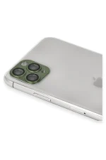 Newface iPhone 11 Pro Max Pers Alüminyum Kamera Lens - Yeşil - Görsel 3