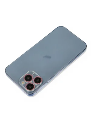 Newface iPhone 11 Pro Shine Kamera Lens Koruma Cam - Pembe