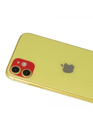 Newface iPhone 11 Rainbow Kamera Lens Koruma Cam - Kırmızı