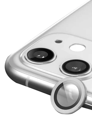 Newface iPhone 11 Raze Metal Kamera Lens - Gümüş