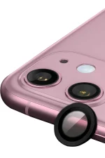 Newface iPhone 11 Raze Metal Kamera Lens - Siyah