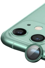 Newface iPhone 11 Raze Metal Kamera Lens - Yeşil