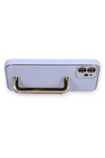 Newface iPhone 12 Kılıf Coco Elit Kapak - Lila - Görsel 3