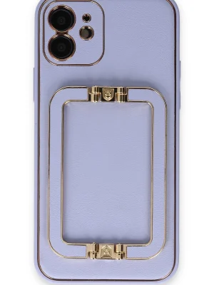 Newface iPhone 12 Kılıf Coco Elit Kapak - Lila