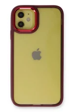 Newface iPhone 12 Kılıf Dora Kapak - Kırmızı - Görsel 2