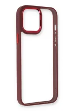 Newface iPhone 12 Kılıf Dora Kapak - Kırmızı - Görsel 4