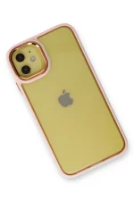 Newface iPhone 12 Kılıf Dora Kapak - Pudra - Görsel 3