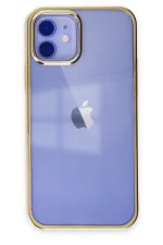 Newface iPhone 12 Kılıf Element Silikon - Gold