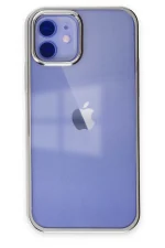 Newface iPhone 12 Kılıf Element Silikon - Gümüş