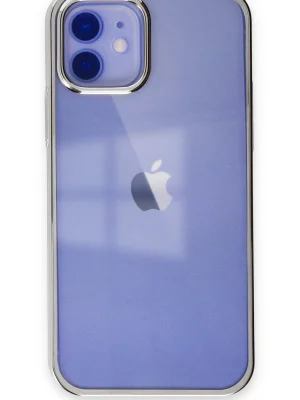 Newface iPhone 12 Kılıf Element Silikon - Gümüş