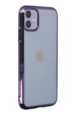 Newface iPhone 12 Kılıf Element Silikon - Mor - Görsel 2