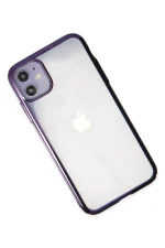 Newface iPhone 12 Kılıf Element Silikon - Mor - Görsel 3