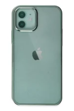 Newface iPhone 12 Kılıf Element Silikon - Yeşil