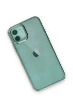 Newface iPhone 12 Kılıf Element Silikon - Yeşil - Görsel 3
