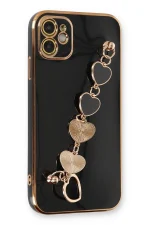 Newface iPhone 12 Kılıf Esila Silikon - Siyah