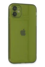 Newface iPhone 12 Kılıf Fly Lens Silikon - Yeşil - Görsel 2